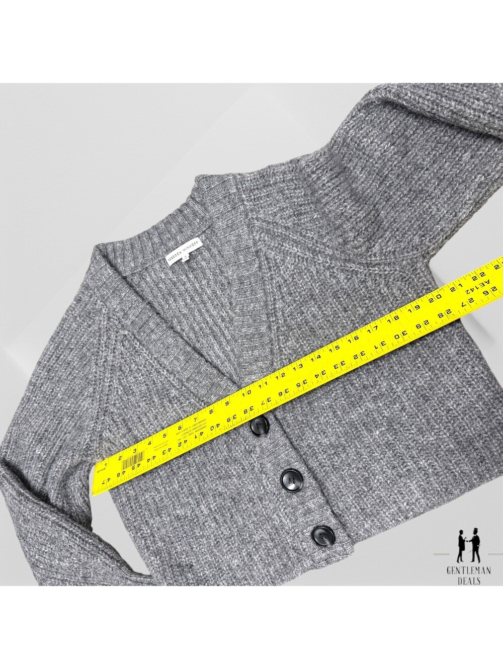 Rebecca Minkoff Zoya Cardigan Zoya Cardigan in Gray S Small - Picture 9 of 10